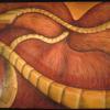 tapeworm
70" x  42"
acrylics on muslin